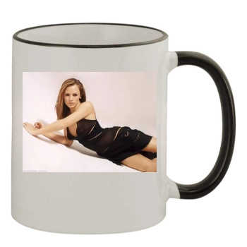 Jennifer Garner 11oz Colored Rim & Handle Mug