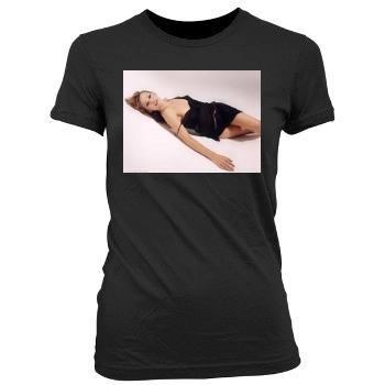 Jennifer Garner Women's Junior Cut Crewneck T-Shirt