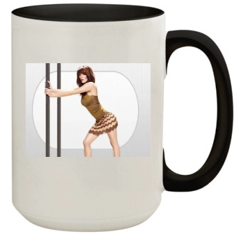 Jennifer Garner 15oz Colored Inner & Handle Mug