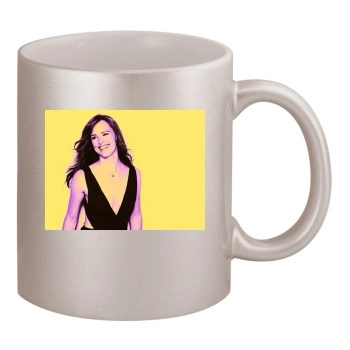 Jennifer Garner 11oz Metallic Silver Mug