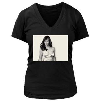 Jennifer Garner Women's Deep V-Neck TShirt