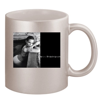 Jennifer Garner 11oz Metallic Silver Mug