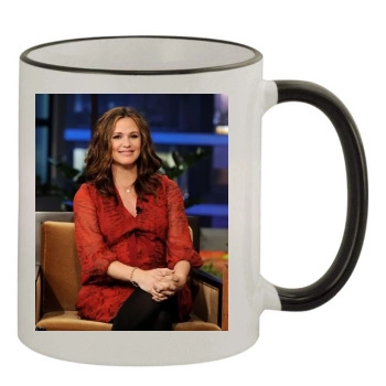 Jennifer Garner 11oz Colored Rim & Handle Mug