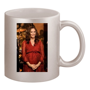 Jennifer Garner 11oz Metallic Silver Mug