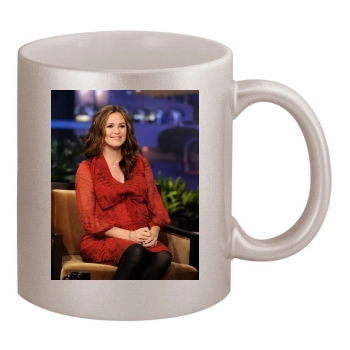 Jennifer Garner 11oz Metallic Silver Mug