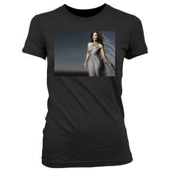 Jennifer Lopez Women's Junior Cut Crewneck T-Shirt