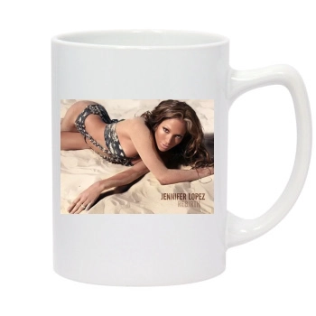 Jennifer Lopez 14oz White Statesman Mug