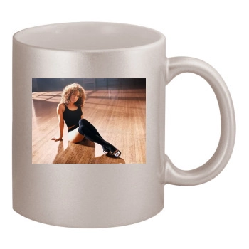 Jennifer Lopez 11oz Metallic Silver Mug