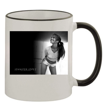 Jennifer Lopez 11oz Colored Rim & Handle Mug