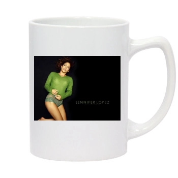 Jennifer Lopez 14oz White Statesman Mug