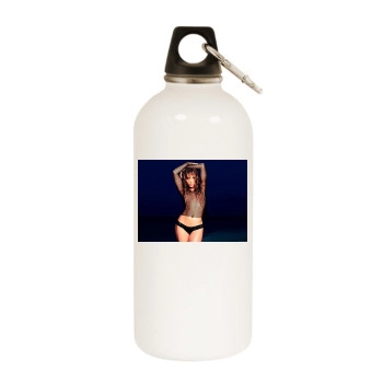 Jennifer Lopez White Water Bottle With Carabiner