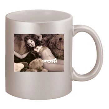 Jennifer Lopez 11oz Metallic Silver Mug