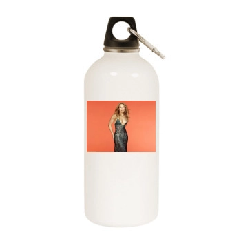 Jennifer Lopez White Water Bottle With Carabiner