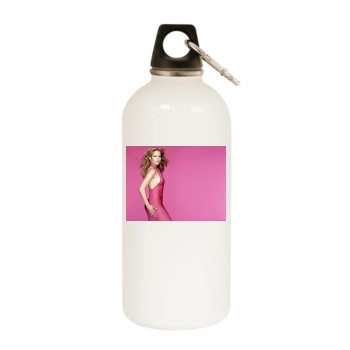 Jennifer Lopez White Water Bottle With Carabiner