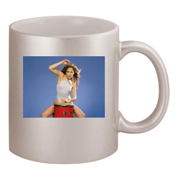 Jennifer Lopez 11oz Metallic Silver Mug