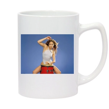 Jennifer Lopez 14oz White Statesman Mug