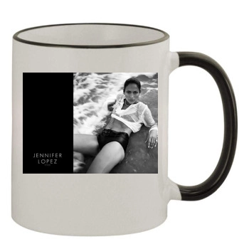 Jennifer Lopez 11oz Colored Rim & Handle Mug