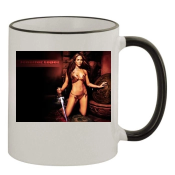 Jennifer Lopez 11oz Colored Rim & Handle Mug