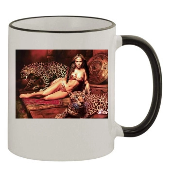 Jennifer Lopez 11oz Colored Rim & Handle Mug