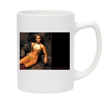 Jennifer Lopez 14oz White Statesman Mug