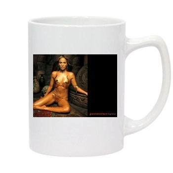 Jennifer Lopez 14oz White Statesman Mug