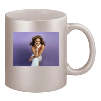 Jennifer Lopez 11oz Metallic Silver Mug