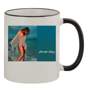 Jennifer Lopez 11oz Colored Rim & Handle Mug