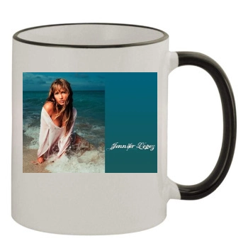 Jennifer Lopez 11oz Colored Rim & Handle Mug