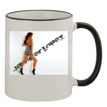 Jennifer Lopez 11oz Colored Rim & Handle Mug