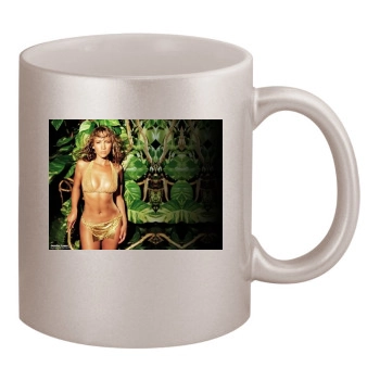 Jennifer Lopez 11oz Metallic Silver Mug