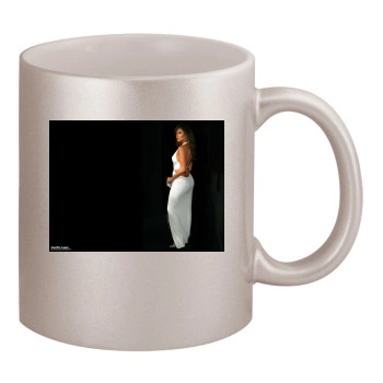 Jennifer Lopez 11oz Metallic Silver Mug