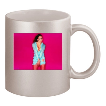 Jennifer Lopez 11oz Metallic Silver Mug