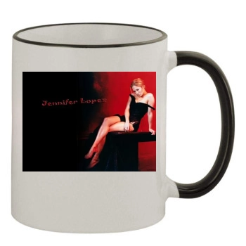 Jennifer Lopez 11oz Colored Rim & Handle Mug