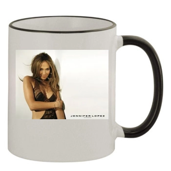 Jennifer Lopez 11oz Colored Rim & Handle Mug