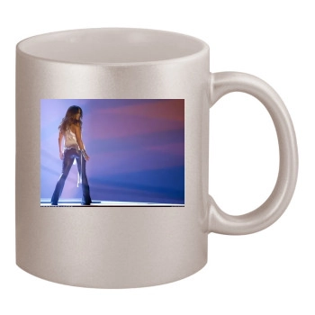 Jennifer Lopez 11oz Metallic Silver Mug