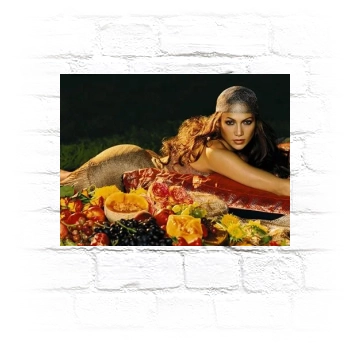 Jennifer Lopez Metal Wall Art