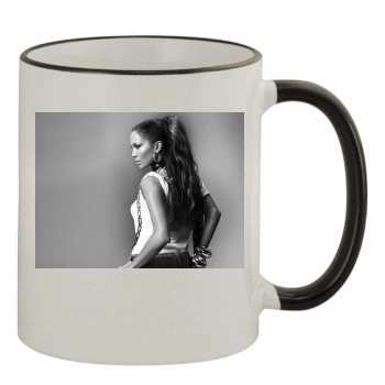 Jennifer Lopez 11oz Colored Rim & Handle Mug