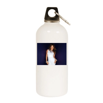 Jennifer Lopez White Water Bottle With Carabiner