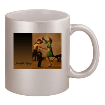 Jennifer Lopez 11oz Metallic Silver Mug