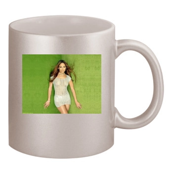 Jennifer Lopez 11oz Metallic Silver Mug