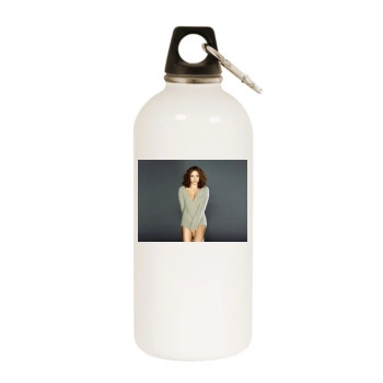 Jennifer Lopez White Water Bottle With Carabiner