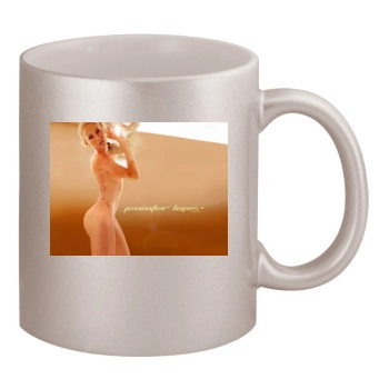 Jennifer Lopez 11oz Metallic Silver Mug