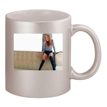 Jennifer Lopez 11oz Metallic Silver Mug