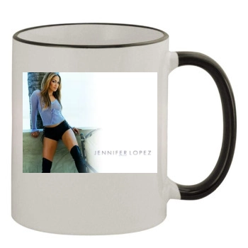 Jennifer Lopez 11oz Colored Rim & Handle Mug