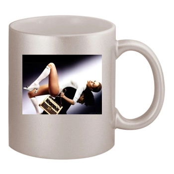 Jennifer Lopez 11oz Metallic Silver Mug