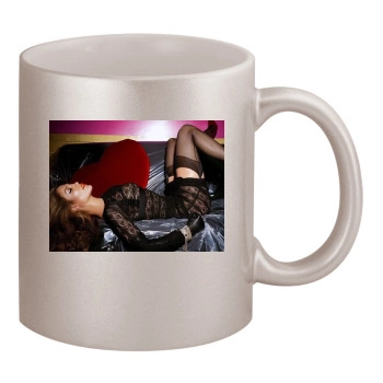 Jennifer Lopez 11oz Metallic Silver Mug