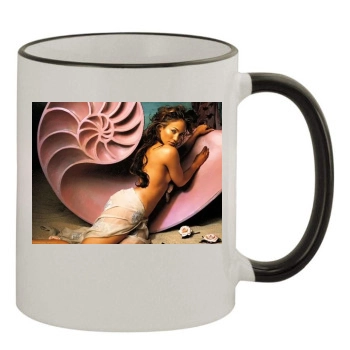 Jennifer Lopez 11oz Colored Rim & Handle Mug