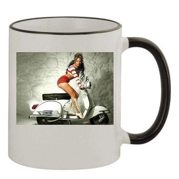 Jennifer Lopez 11oz Colored Rim & Handle Mug