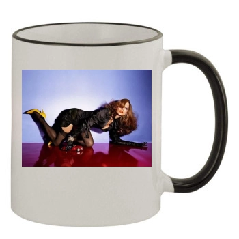 Jennifer Lopez 11oz Colored Rim & Handle Mug