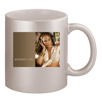 Jennifer Lopez 11oz Metallic Silver Mug